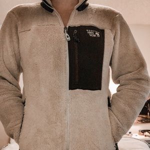 Tan mountain hardware full zip jacket